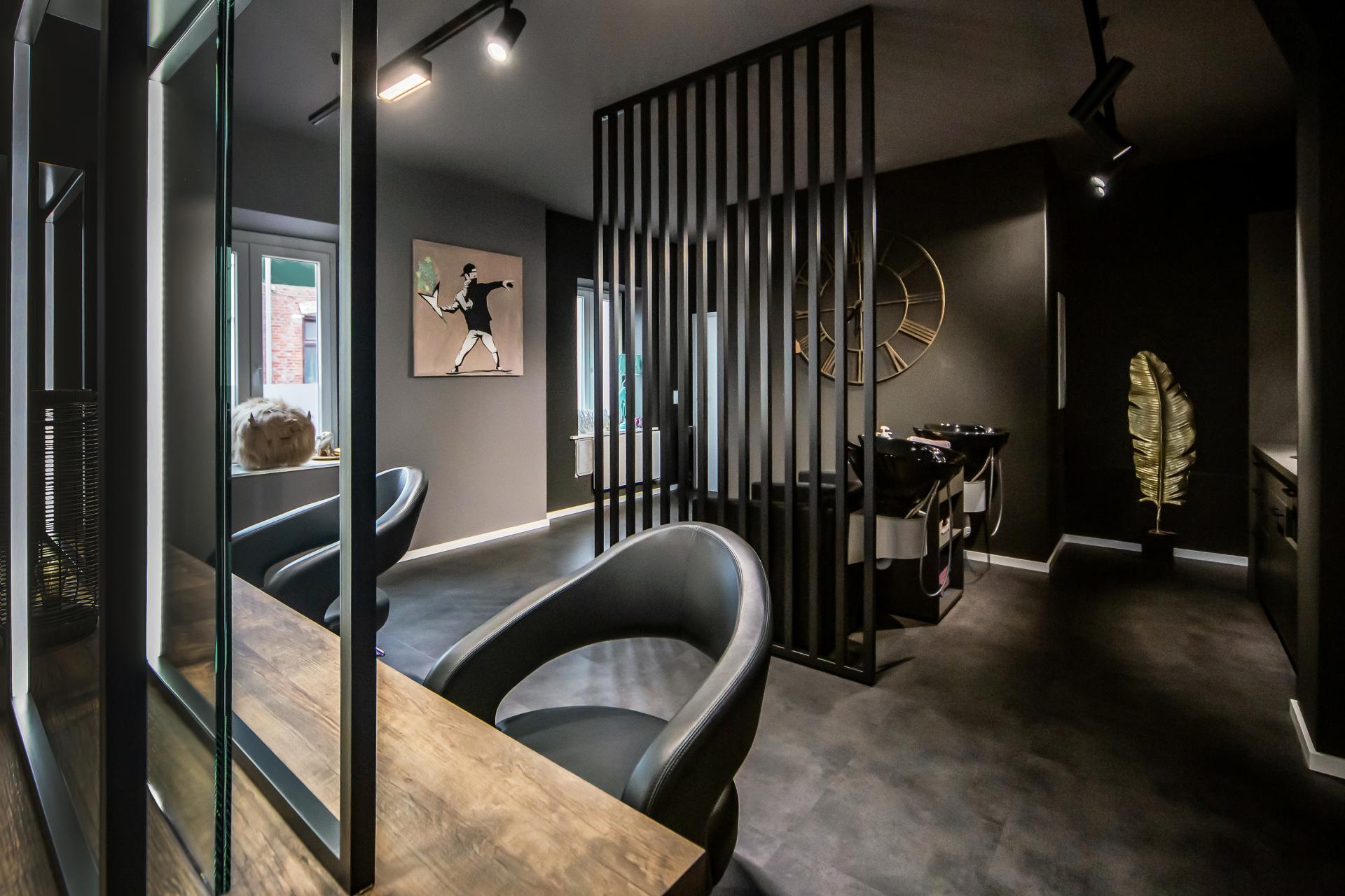 Raumtrenner im Friseursalon